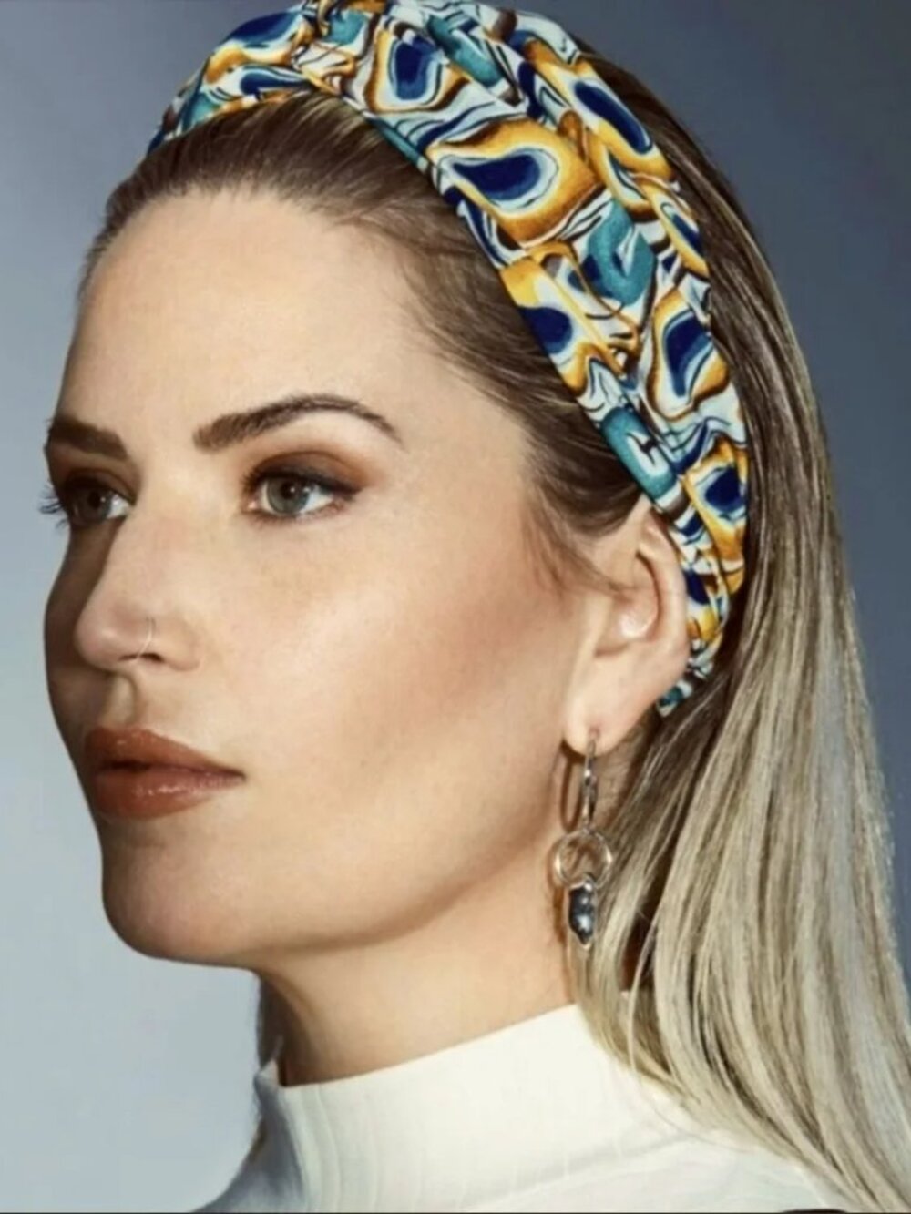 Knix X The Birds Papaya Colourful Twist Headband